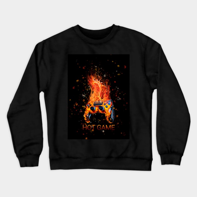 Hot game Crewneck Sweatshirt by KIDEnia